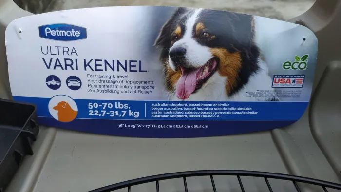 Caixa De Transporte Cães Vari Kennel Tamanho Grande, 22,7-31,7kg 500/N6/N7 Petmate 