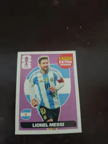 Figurinha rara do Leonel Messi valor 100 reais 