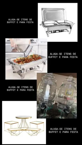Aluga-se buffet de mesa para eventos 