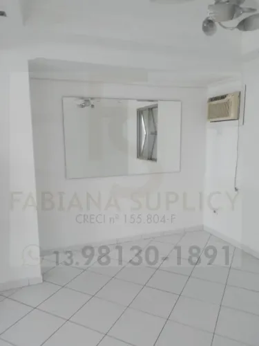 Apartamento para Locação em Santos, Boqueirão, 2 dormitórios, 1 banheiro, 1 vaga