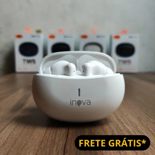 Fone de ouvido Bluetooth sem fio (Novo)<br>
