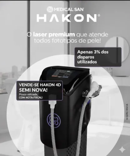 Máquina depilação a laser hakon