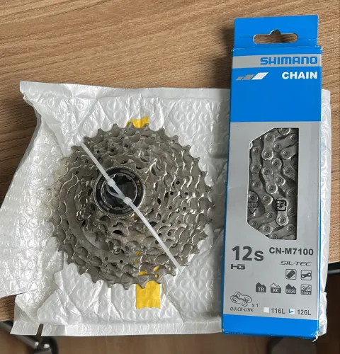 K7 e Corrente Shimano 105
