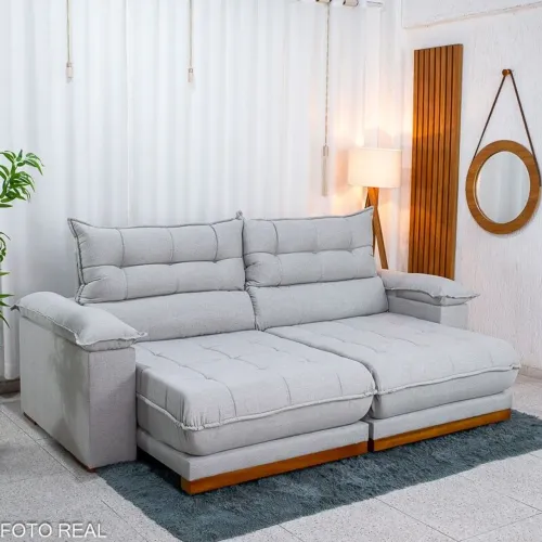 Sala sofa retratil e reclinável 250 cm