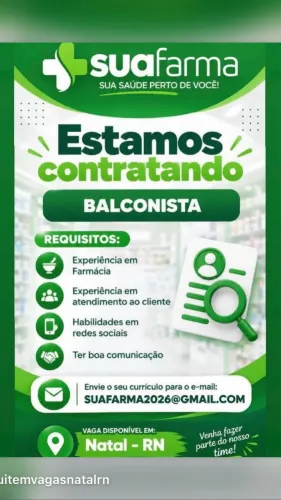 Balconista de Farmácia