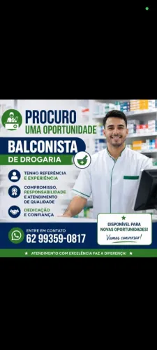 Balconista drogaria