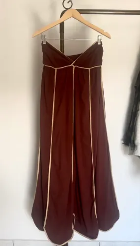 Vestido Farm Original Tomara que Caia Marrom | Tam. M | Impecável ?