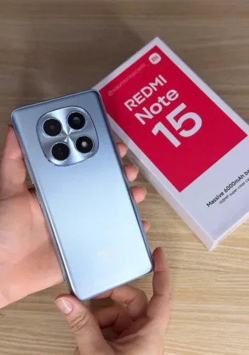 Smartphone Novo - 4G Lançamento Recente Redmi Note 15 - 4G - 256/8 Azul - BLUE 