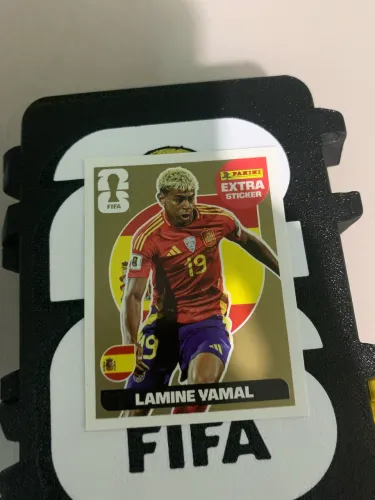 Figurinha Lendária Lamine Yamal DOURADA Copa de 2026