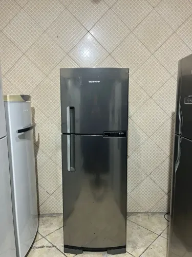 Geladeira Brastemp Fros Free inox 350 litros linda