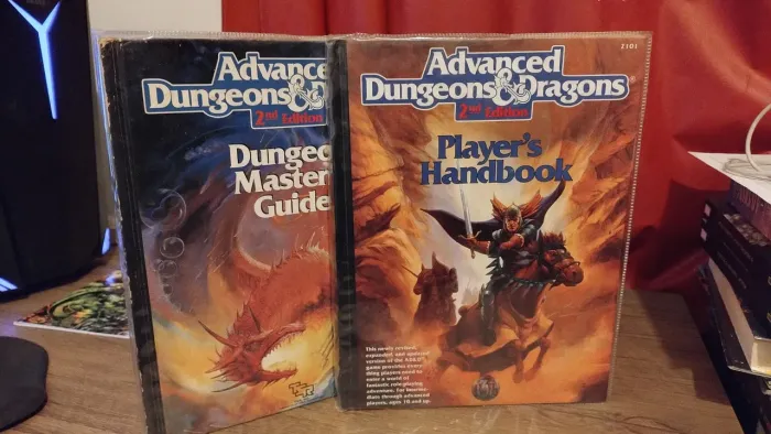 Livro do jogador e do Mestre - Ad&d 2nd edition - RPG