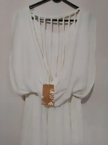 Macacão blusado EMANI off white