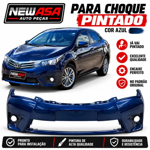 Para choque já pintado para seu corolla 15/17 ( INSTALAÇÃO IMEDIATA) 