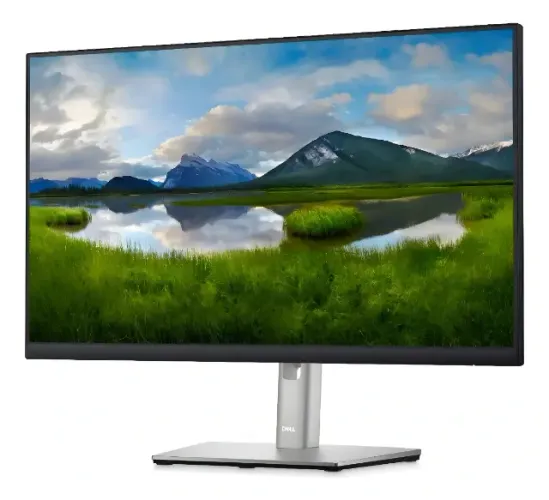 Monitor Dell Full Hd P2422h 23,8" Preto Cor Prateado Excelente