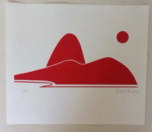 Gravura de Carlos Furtado - Quadro em serigrafia