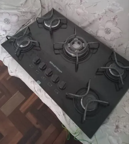 cooktop Brastemp de 5 bocas
