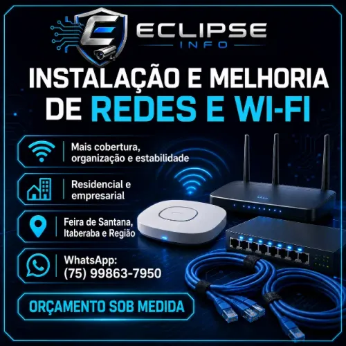 Instalação e Melhoria de Redes e Wi-Fi