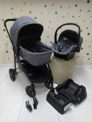Carrinho de Bebê moisés + Bebê Conforto com Base | Galzerano Olympus + Cocoon