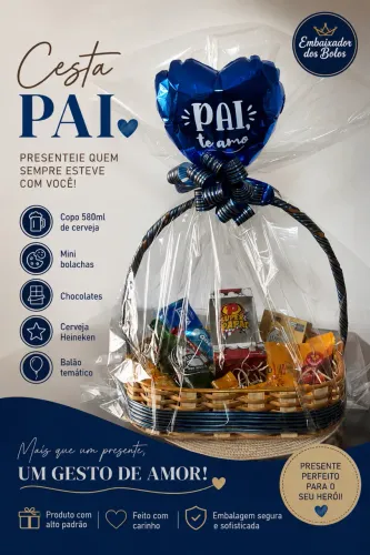 Cesta Premium dia dos Pais