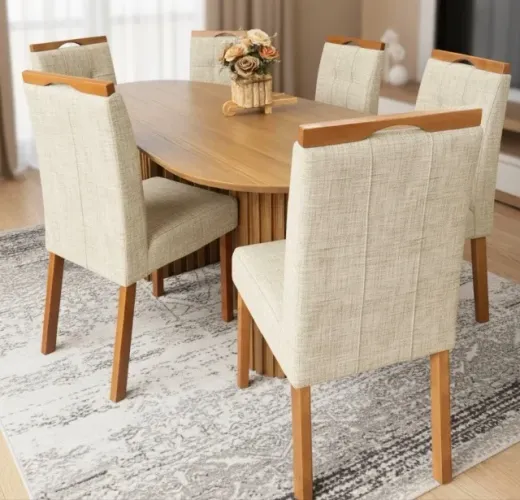 Conjunto de Jantar Firenze Organic 6 Lugares