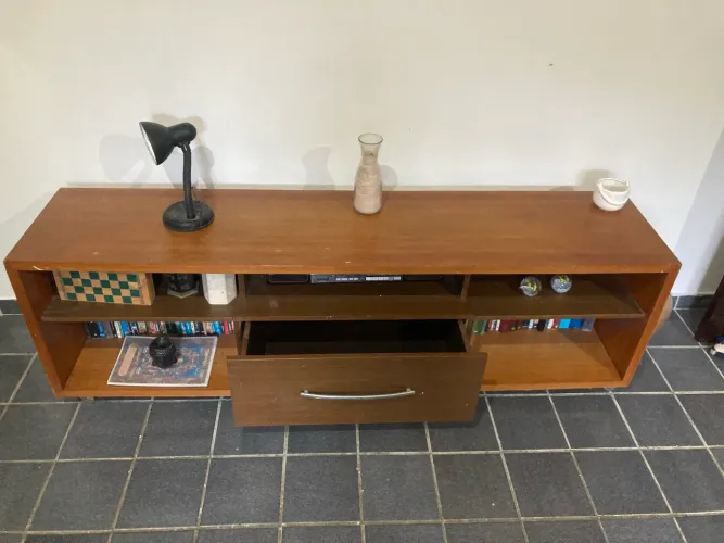 Movel rack de sala madeira