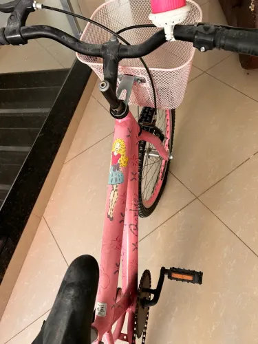 Bicicleta infantil menina rosa