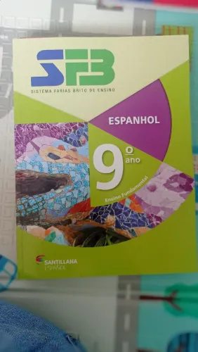 Livro Espanhol 9°ano SFB - Novo