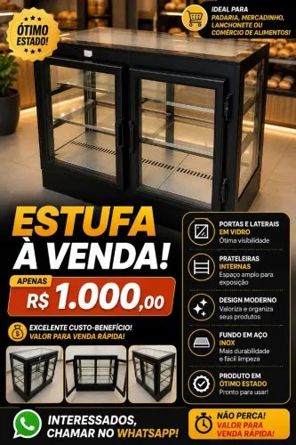 Estufa para salgados