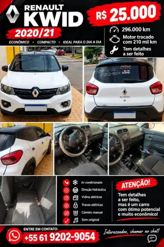 Renault Kwid Zen 1.0 Flex 12V 5P Mec. 2021