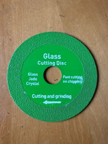 Disco De Corte Para Vidro Porcelana Piso Cerâmica Jade e Cristal 100mm x 15mm