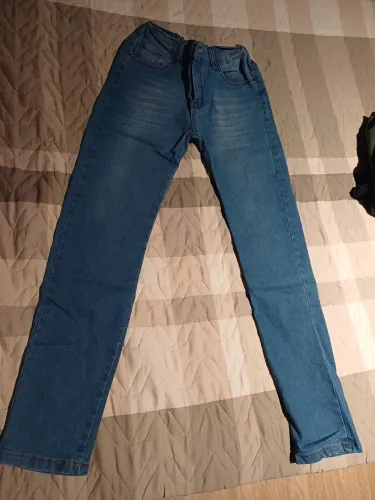 Calça jeans masculina com lycra tam 12 
