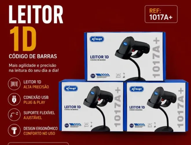 Leitor código de barras
