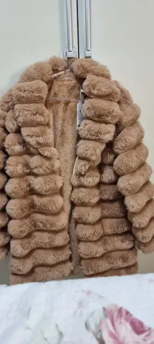 Casaco Feminino Pelúcia Teddy Nude Luxo Inverno Tam P