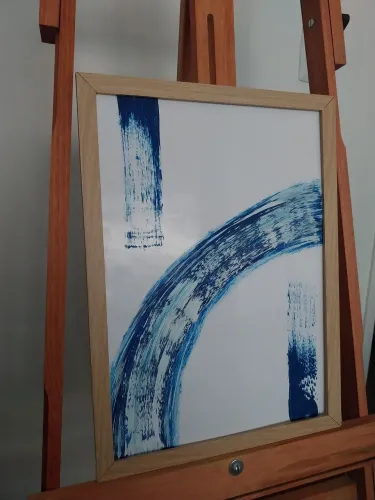Quadro decorativo pintado à mão. Novo. Para venda ou troca.