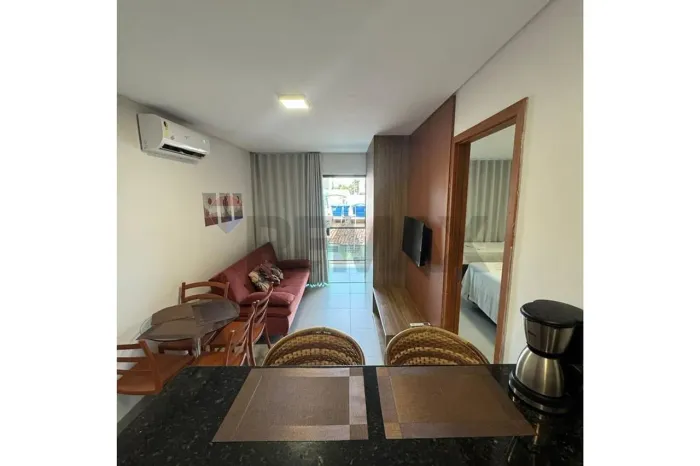 Apartamento de 1 quarto mobiliado e equipado a 100m da praia em Porto de Galinhas - PE