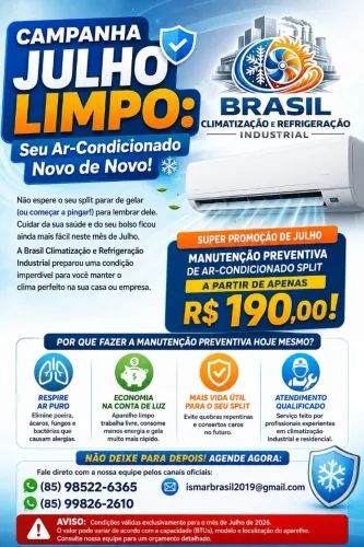 Serviços em climatização e refrigeração 