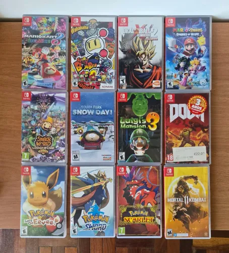 Jogos Nintendo Switch - Conferir Descrição