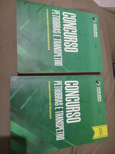 KIT 2 LIVROS CONCURSOS PETROBRAS E TRANSPETRO