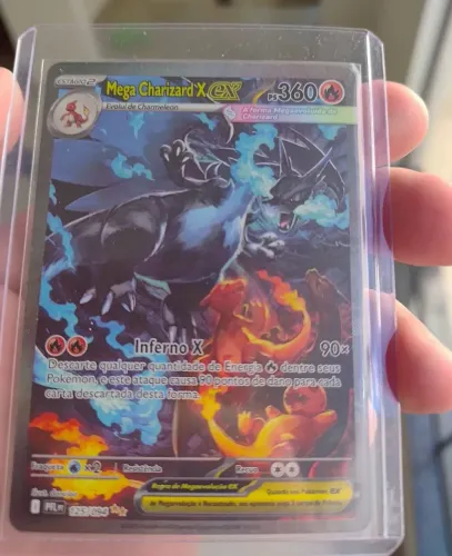 Cartão Pokémon Mega Charizard X EX