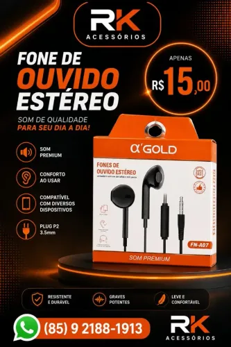 Fone de ouvido 