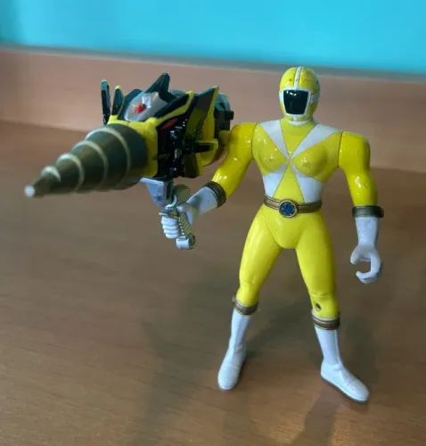 Power Rangers Zeo - Ranger Amarelo Original Anos 90