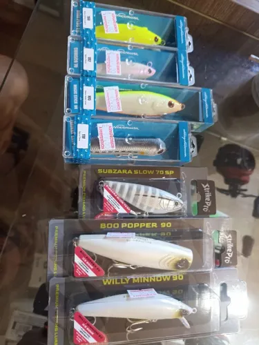 Kit 7 iscas artificiais p/ Araguaia S.Mesa e Corumbá