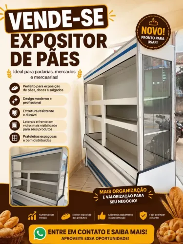Expositor padaria