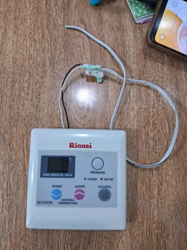 Controle Display do aquecedor Rinnai Réu 2402Fece 2802 FEA