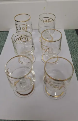 Tacinhas para licor (meia dúzia) 