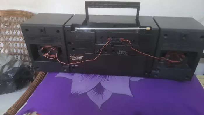 Rádio boombox sony mod cfs_w350s2