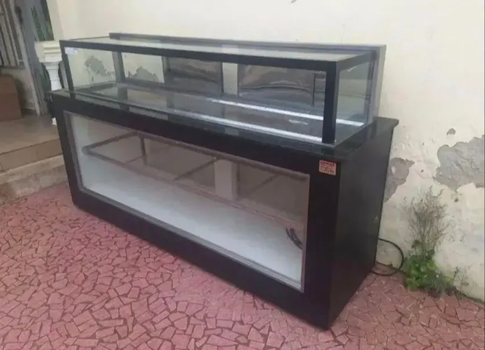  balcão estufa cim resistência e vitrine seca