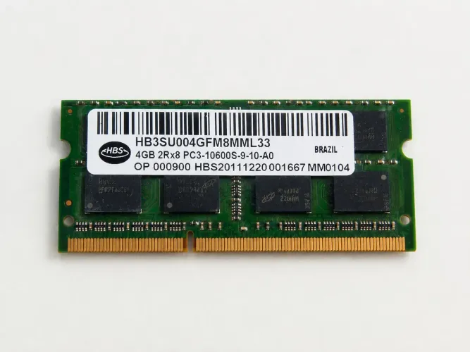 Memória RAM 4GB DDR3 1333MHz Notebook SO-DIMM