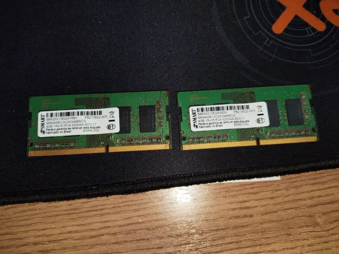 Memória RAM Notebook 8GB (2x4GB) DDR4 3200MHz SMART - Original Notebook
