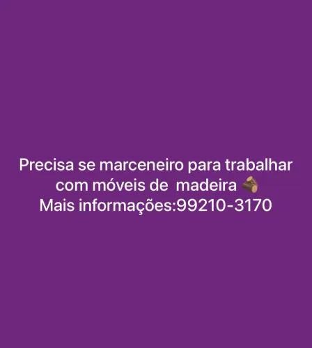 Oportunidade de emprego 